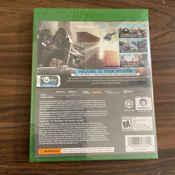 Watch Dogs Xbox One Video Game - Picture 2 of 3